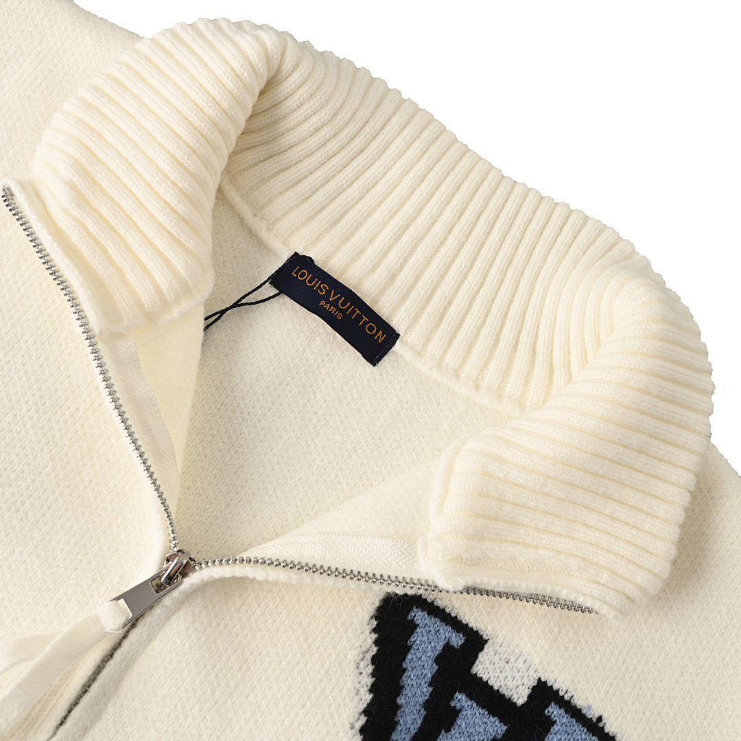 Louis Vuitton Monogram Jacquard Cotton Sweatshirt