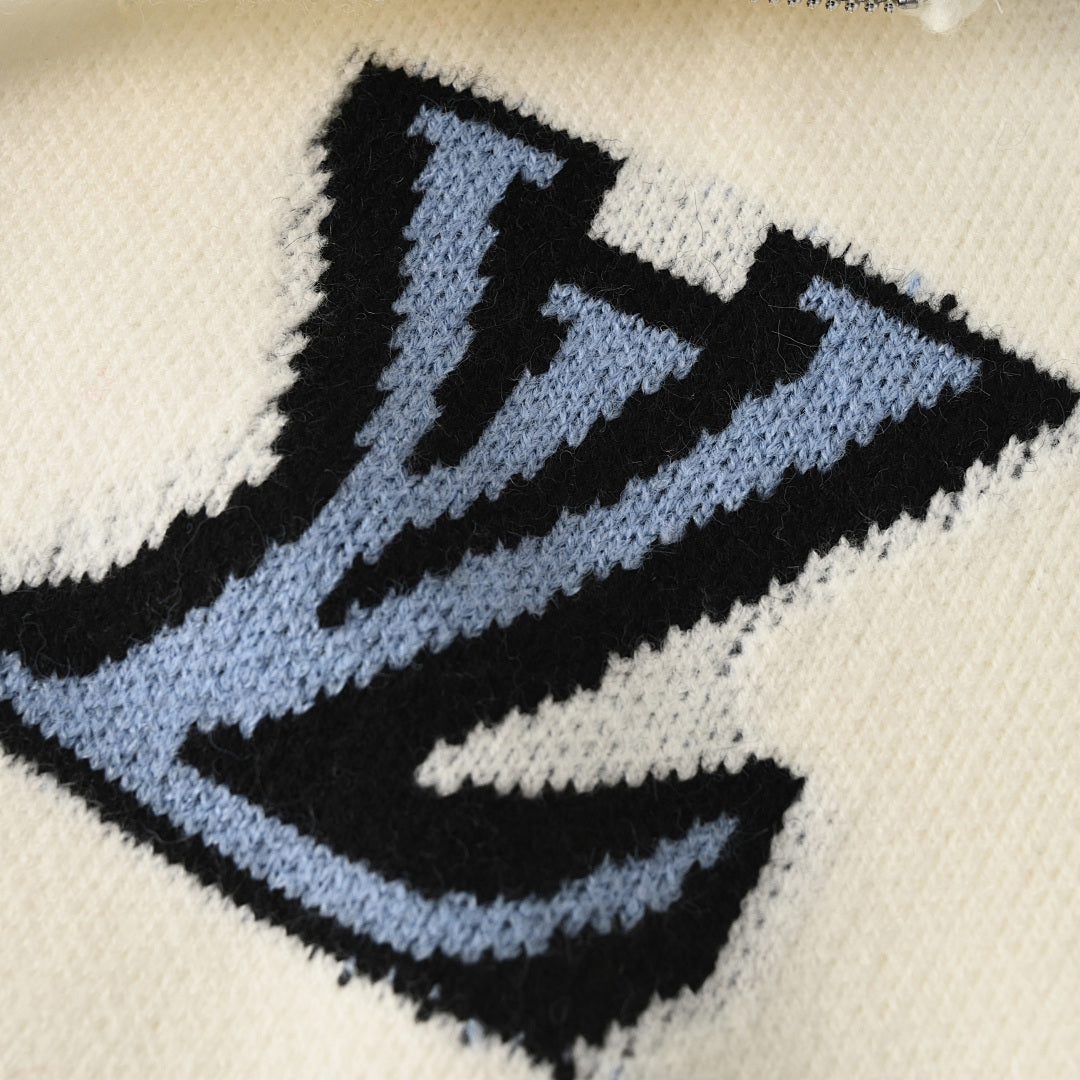 Louis Vuitton Monogram Jacquard Cotton Sweatshirt