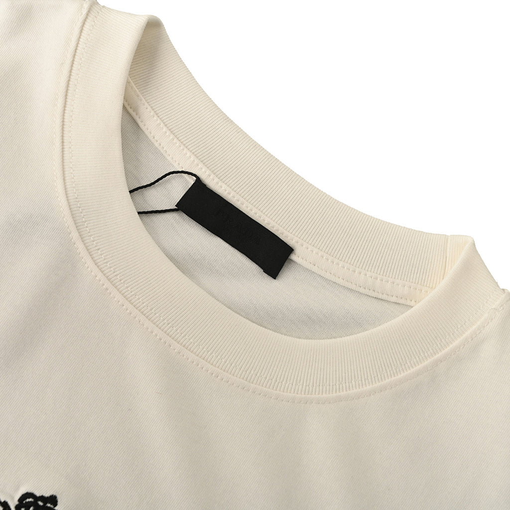 Prada Short-Sleeve T-Shirt – Luxury Cotton Crewneck