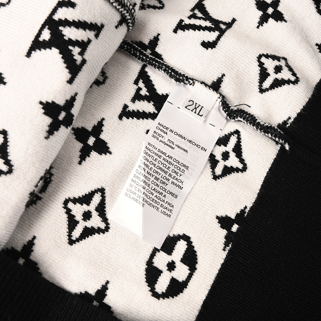 Louis Vuitton Monogram Jacquard Cotton Sweatshirt