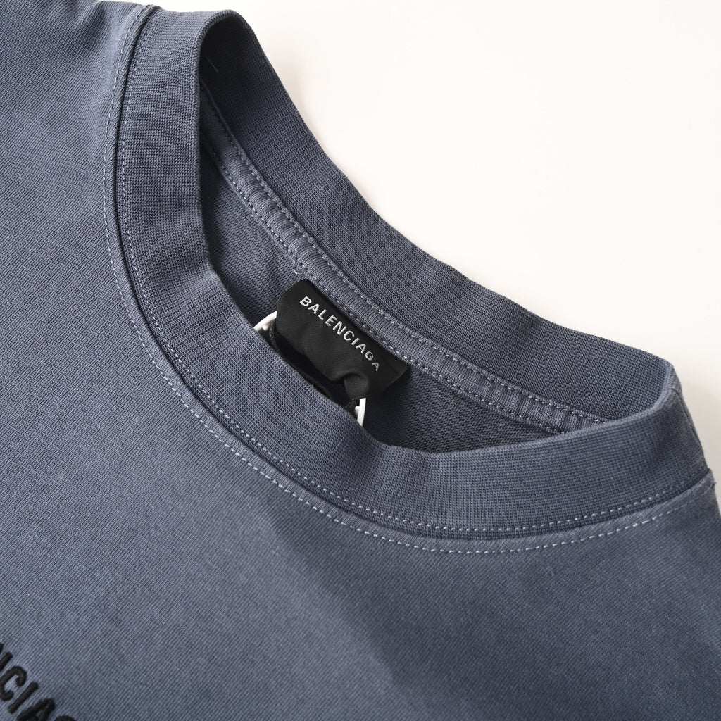 Balenciaga Logo Cotton Jersey T-Shirt