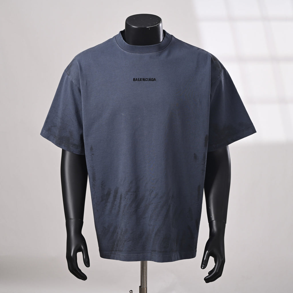 Balenciaga Logo Cotton Jersey T-Shirt