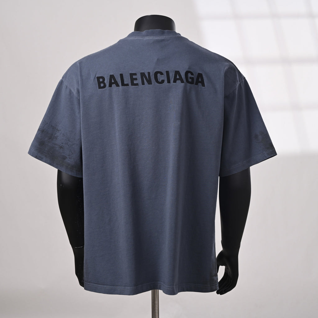 Balenciaga Logo Cotton Jersey T-Shirt