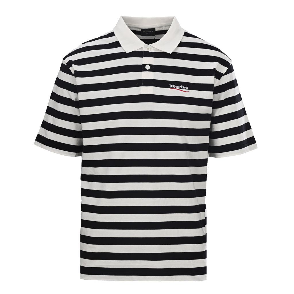 Balenciaga Logo Cotton Jersey T-Shirt