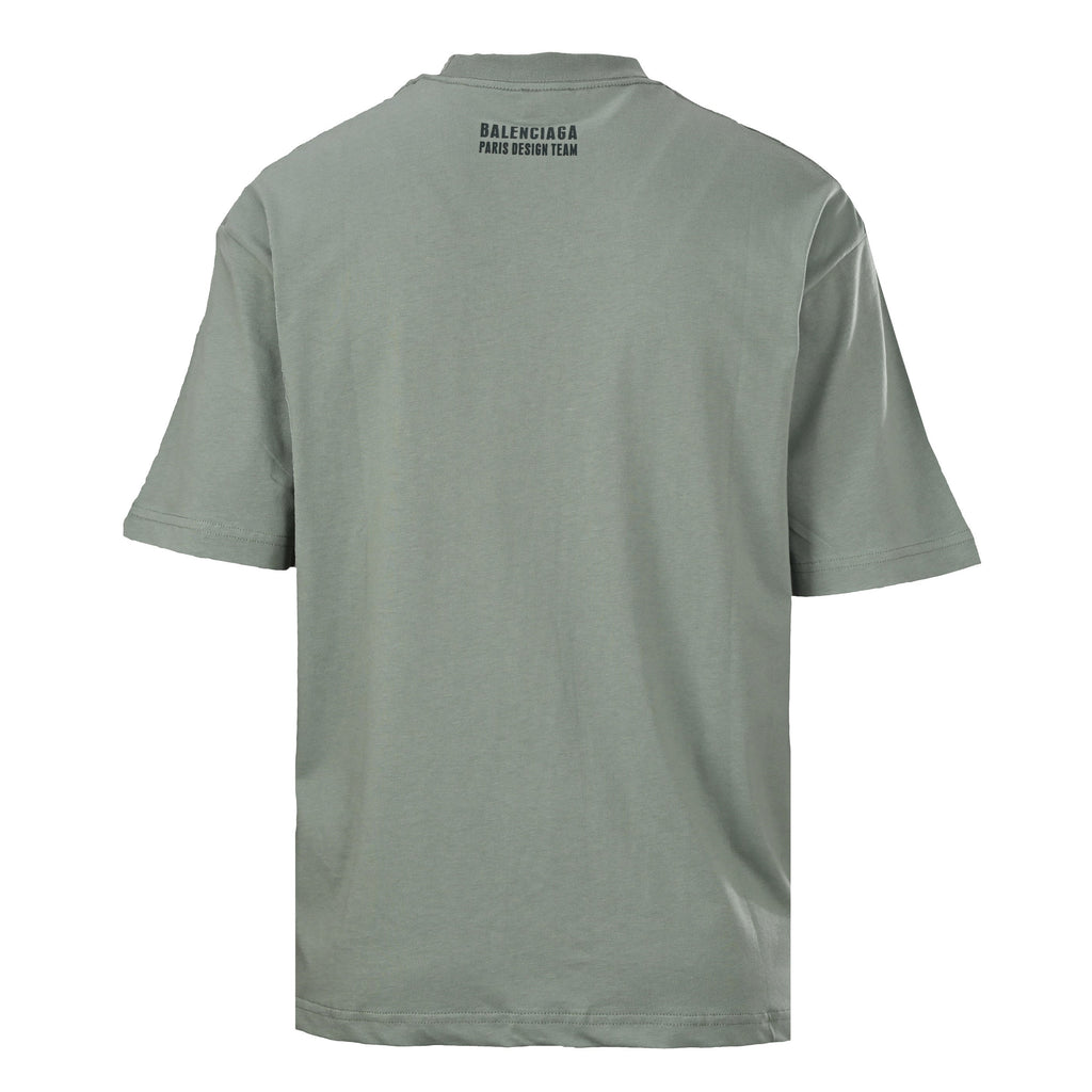 Balenciaga Logo Cotton Jersey T-Shirt