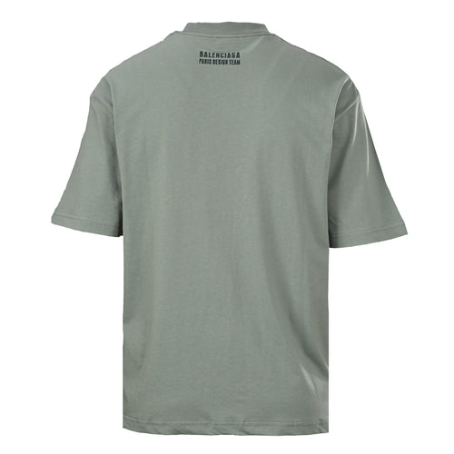 Balenciaga Logo Cotton Jersey T-Shirt
