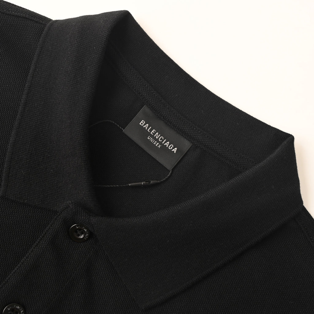 Balenciaga Logo Cotton Jersey T-Shirt