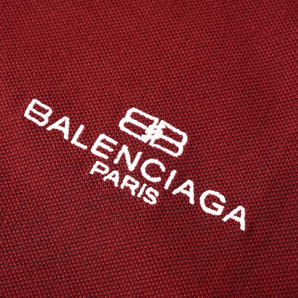 Balenciaga Logo Cotton Jersey T-Shirt
