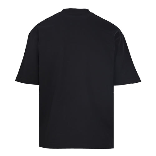 Balenciaga Distressed Logo Relaxed-Fit Cotton T-Shirt