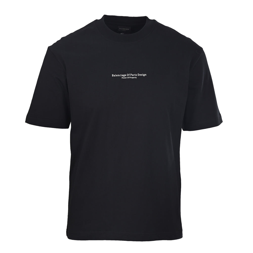 Balenciaga Logo Cotton Jersey T-Shirt