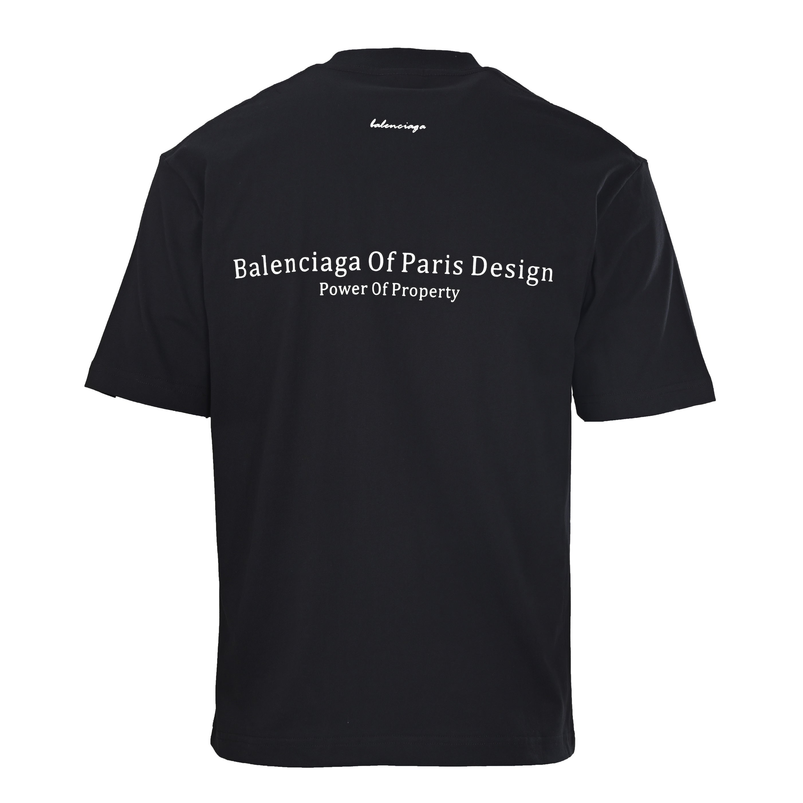 Balenciaga Logo Cotton Jersey T-Shirt