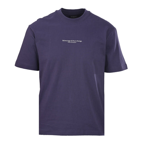 Balenciaga Logo Cotton Jersey T-Shirt