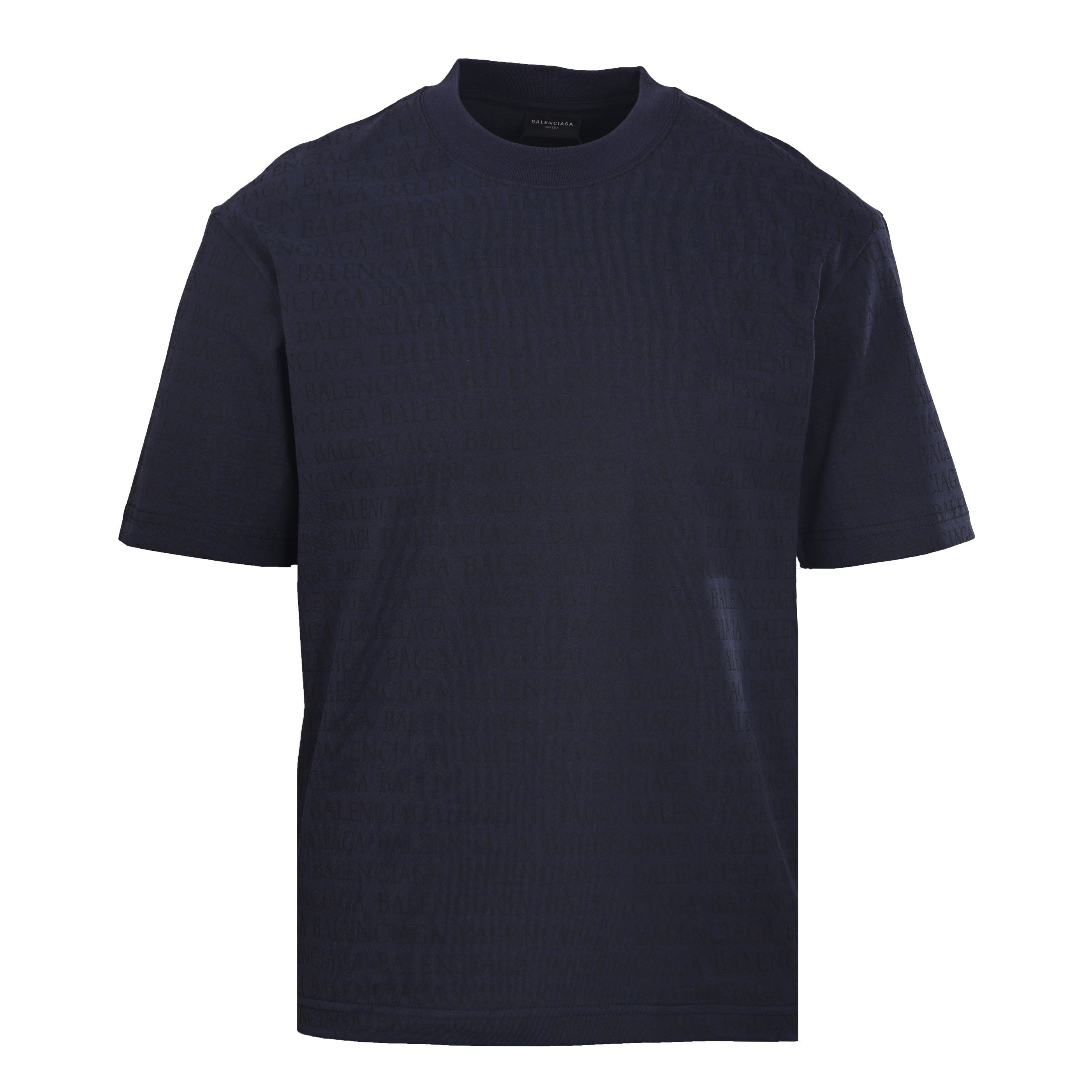 Balenciaga Logo Cotton Jersey T-Shirt