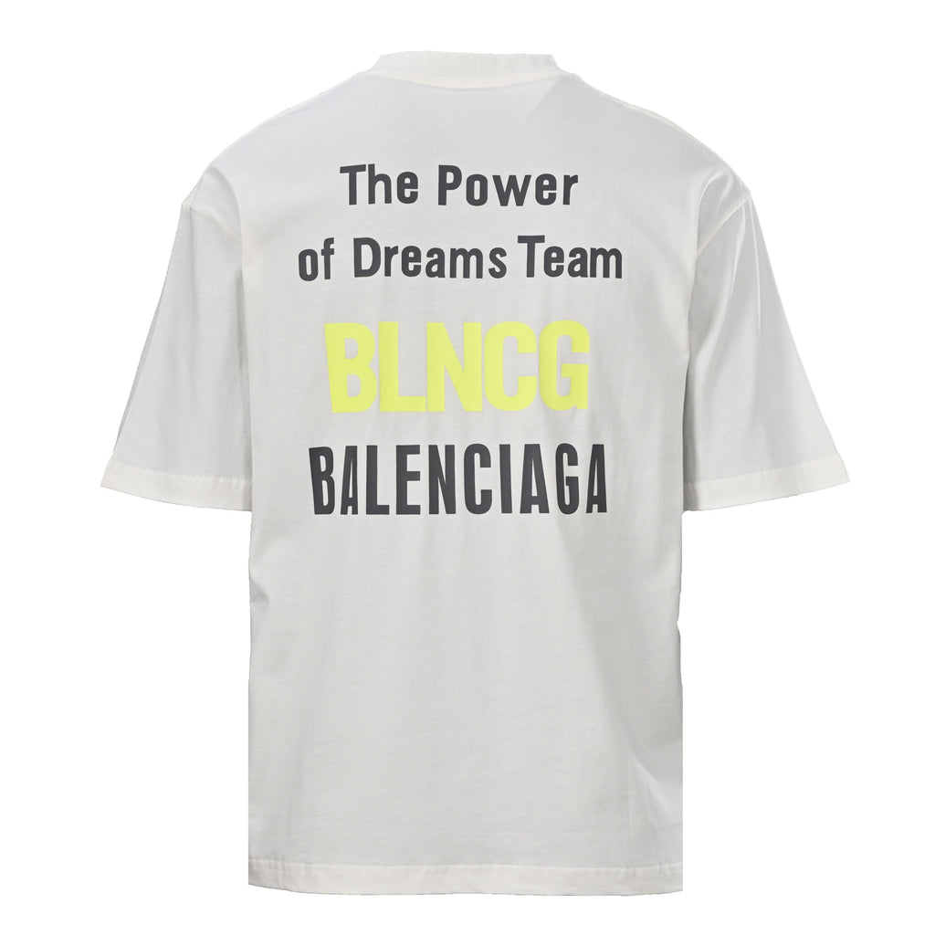 Balenciaga Logo Cotton Jersey T-Shirt