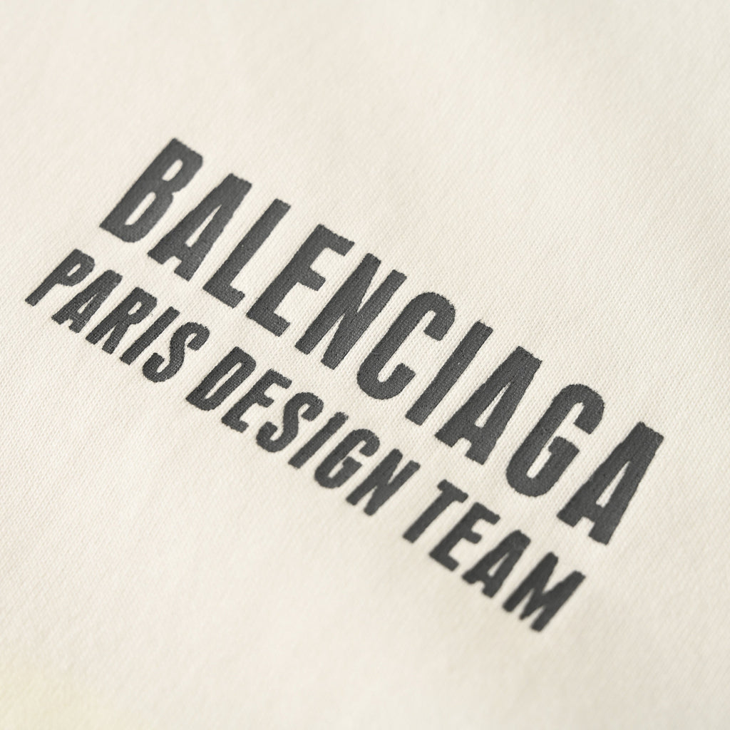 Balenciaga Logo Cotton Jersey T-Shirt