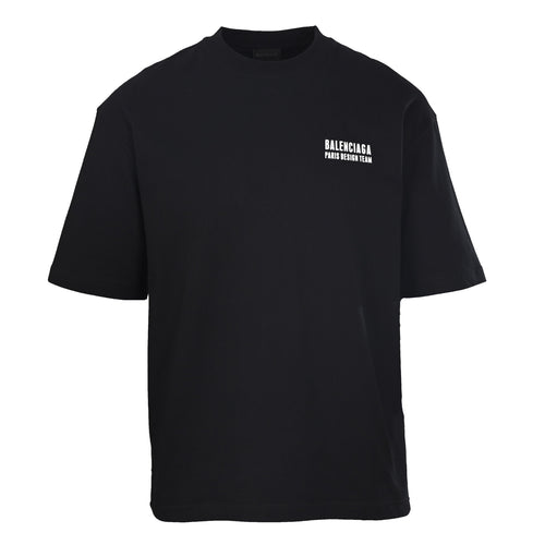 Balenciaga Logo Cotton Jersey T-Shirt