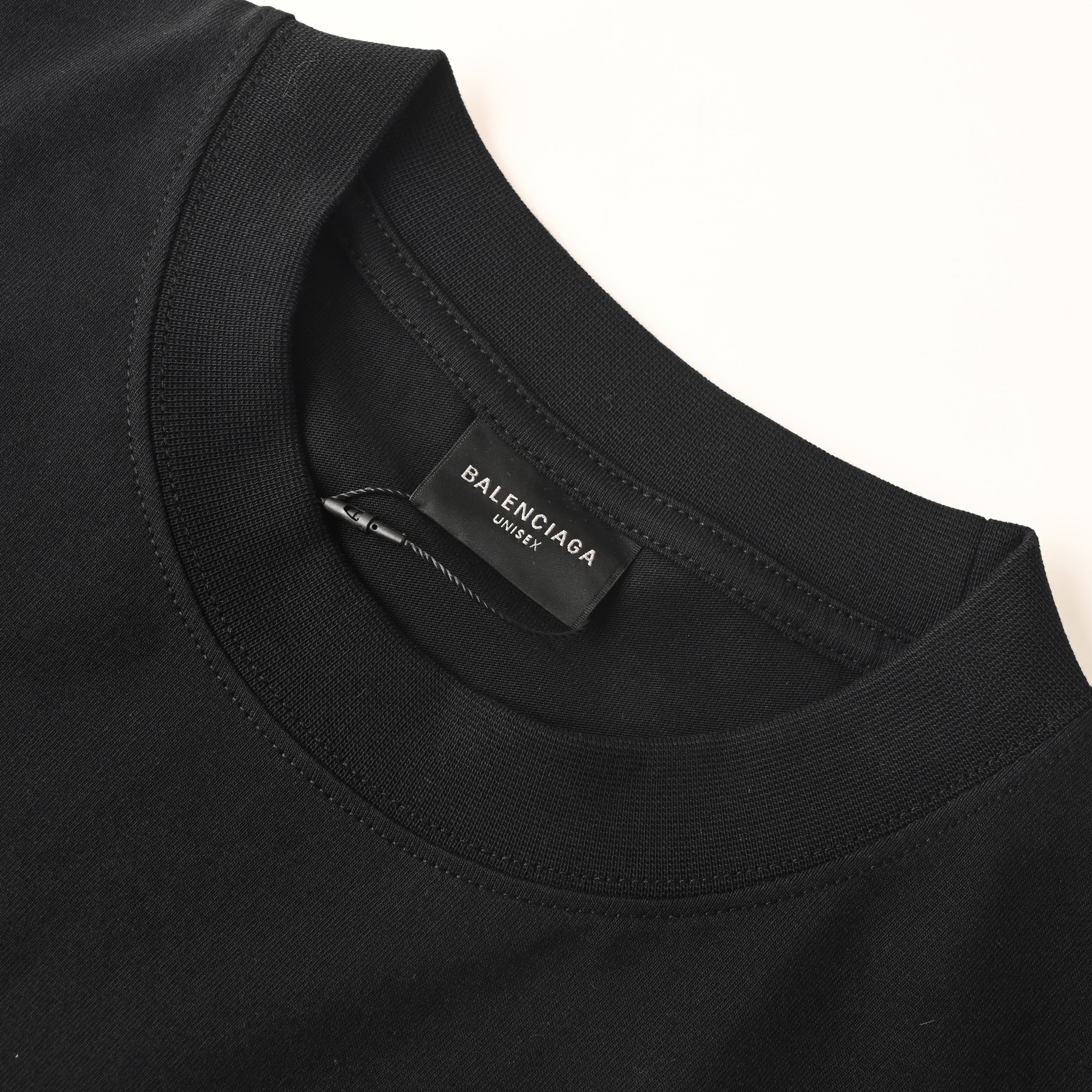 Balenciaga Logo Cotton Jersey T-Shirt
