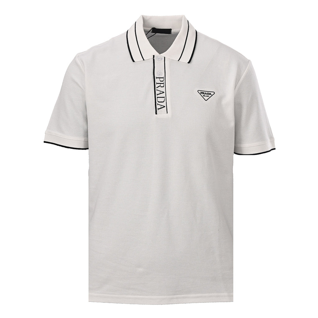Prada Polo Shirt – Luxury Piqué Cotton Slim Fit