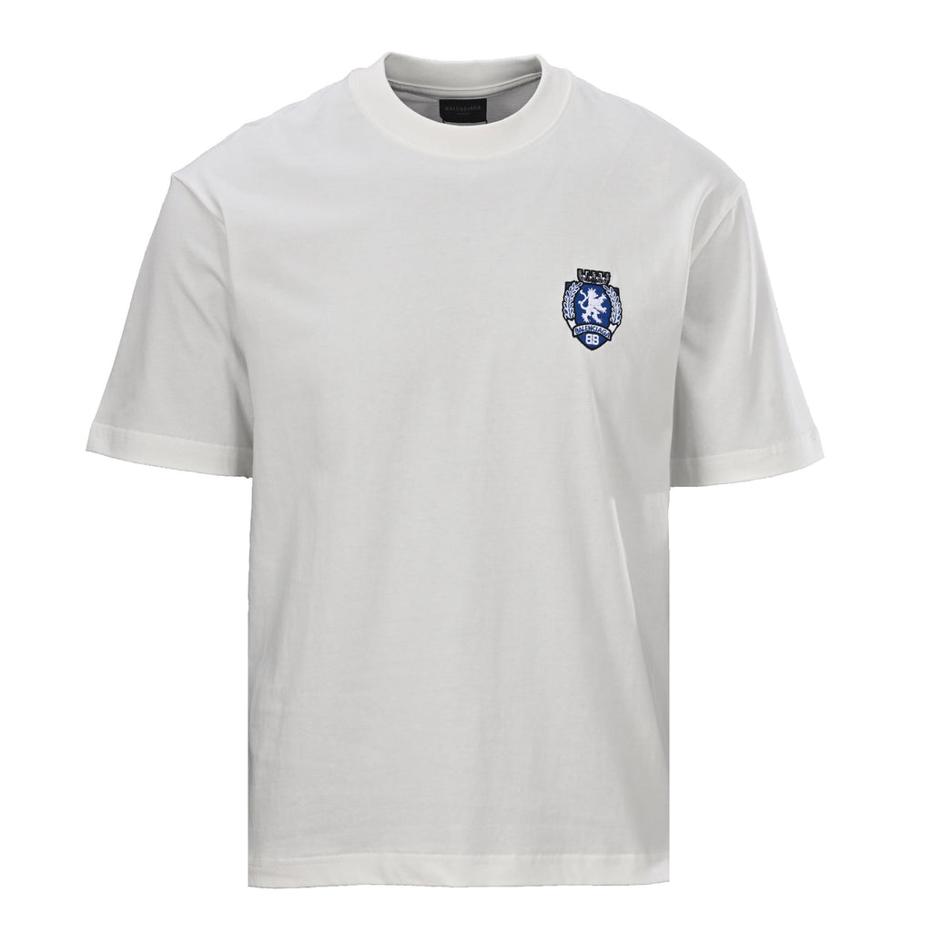 Balenciaga Logo Cotton Jersey T-Shirt