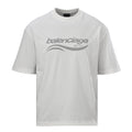 Balenciaga Logo Cotton Jersey T-Shirt