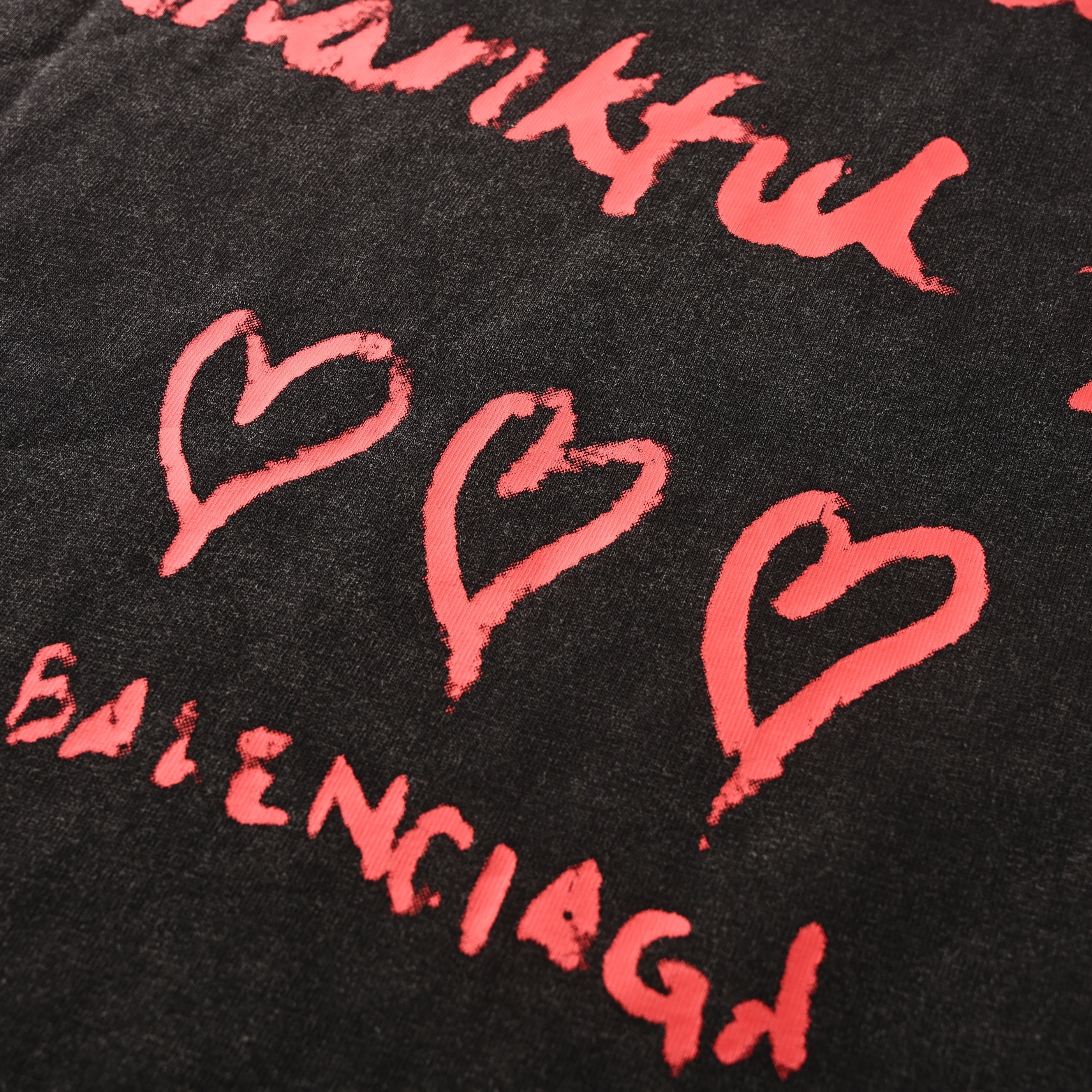 Balenciaga Logo Cotton Jersey T-Shirt