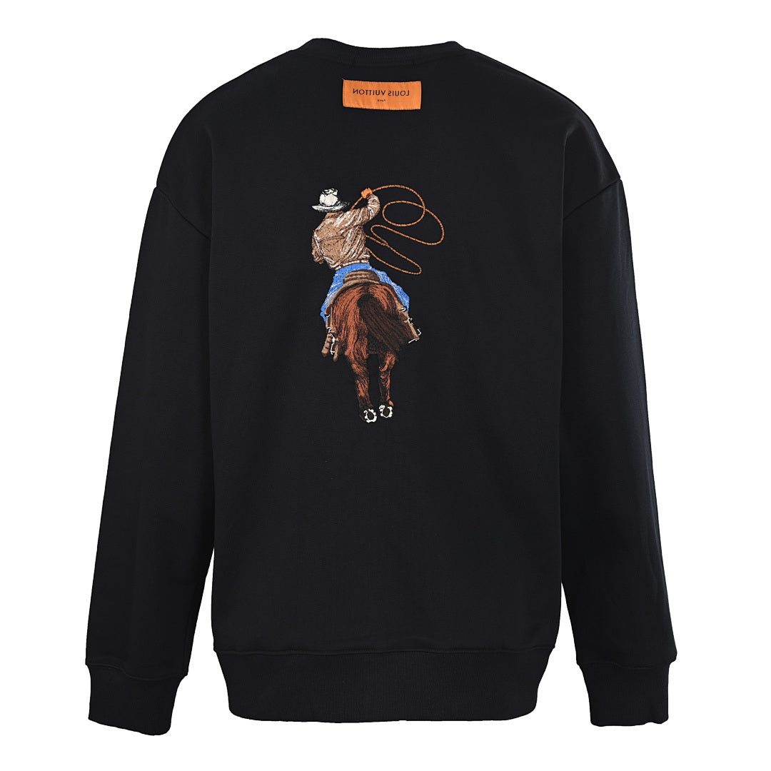 Louis Vuitton Monogram Jacquard Cotton Sweatshirt