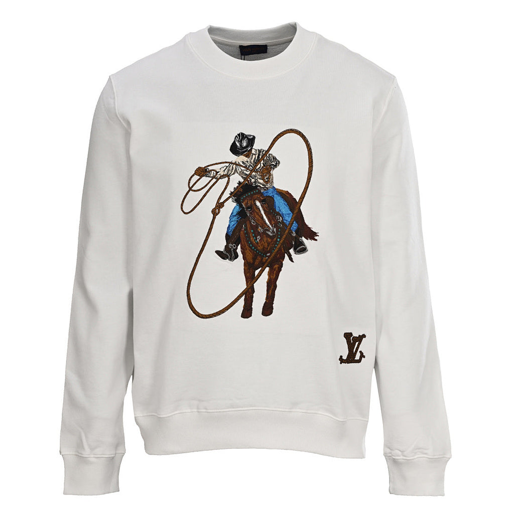 Louis Vuitton Monogram Jacquard Cotton Sweatshirt
