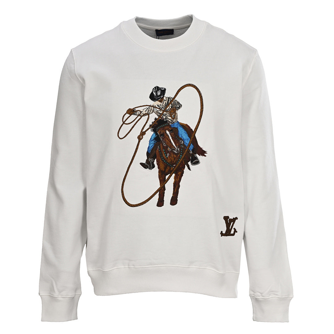 Louis Vuitton Monogram Jacquard Cotton Sweatshirt