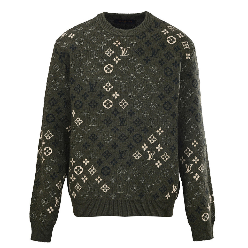 Louis Vuitton Monogram Jacquard Cotton Sweatshirt