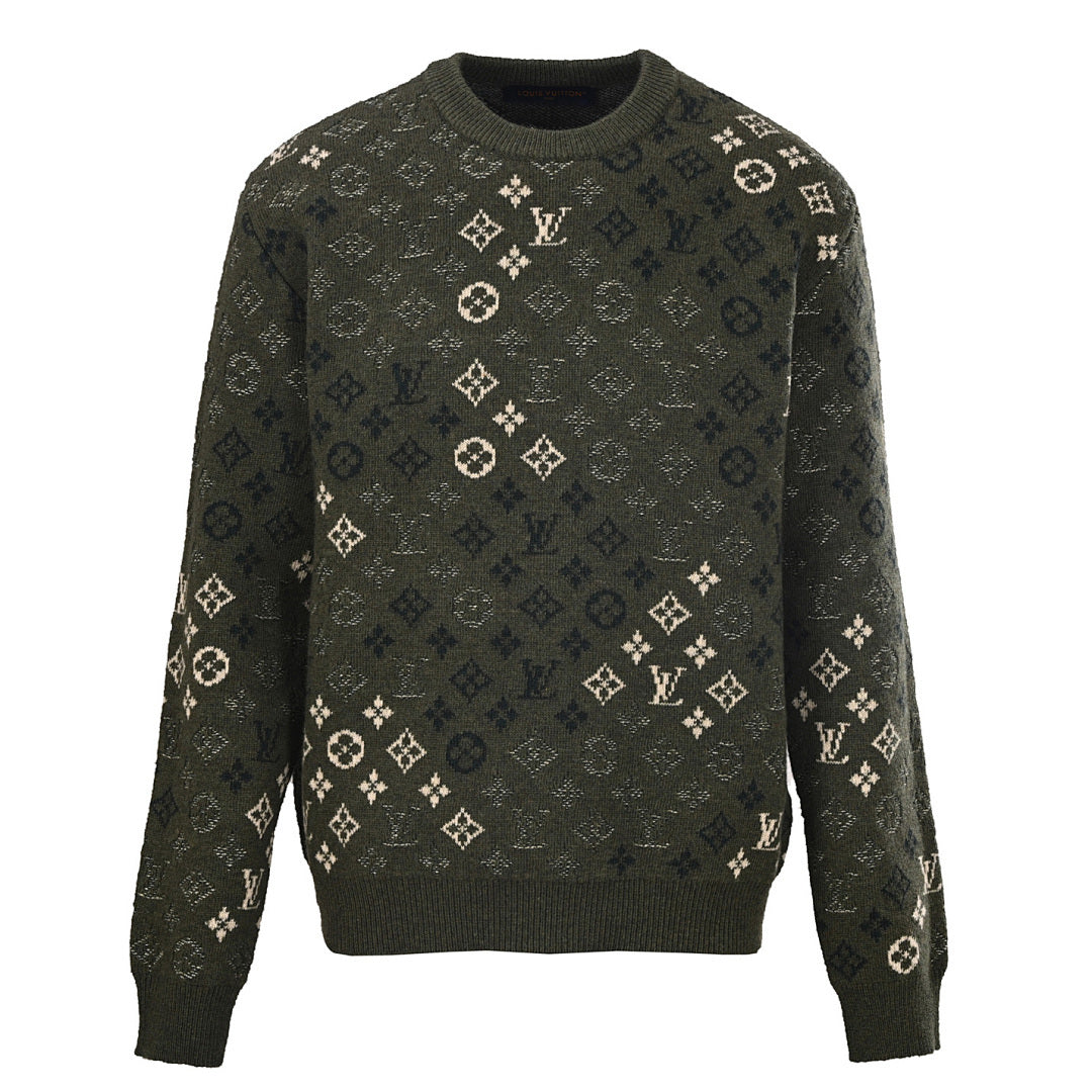 Louis Vuitton Monogram Jacquard Cotton Sweatshirt