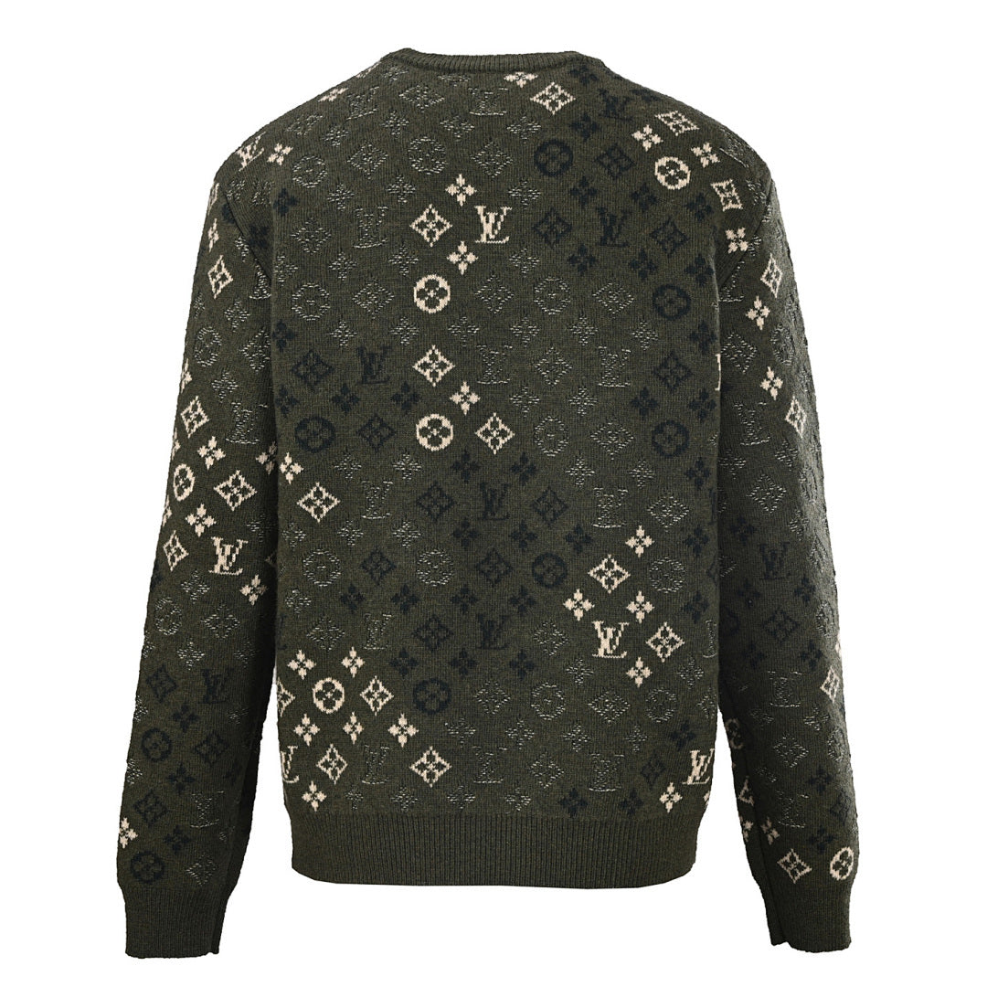 Louis Vuitton Monogram Jacquard Cotton Sweatshirt