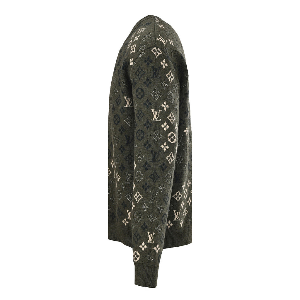 Louis Vuitton Monogram Jacquard Cotton Sweatshirt