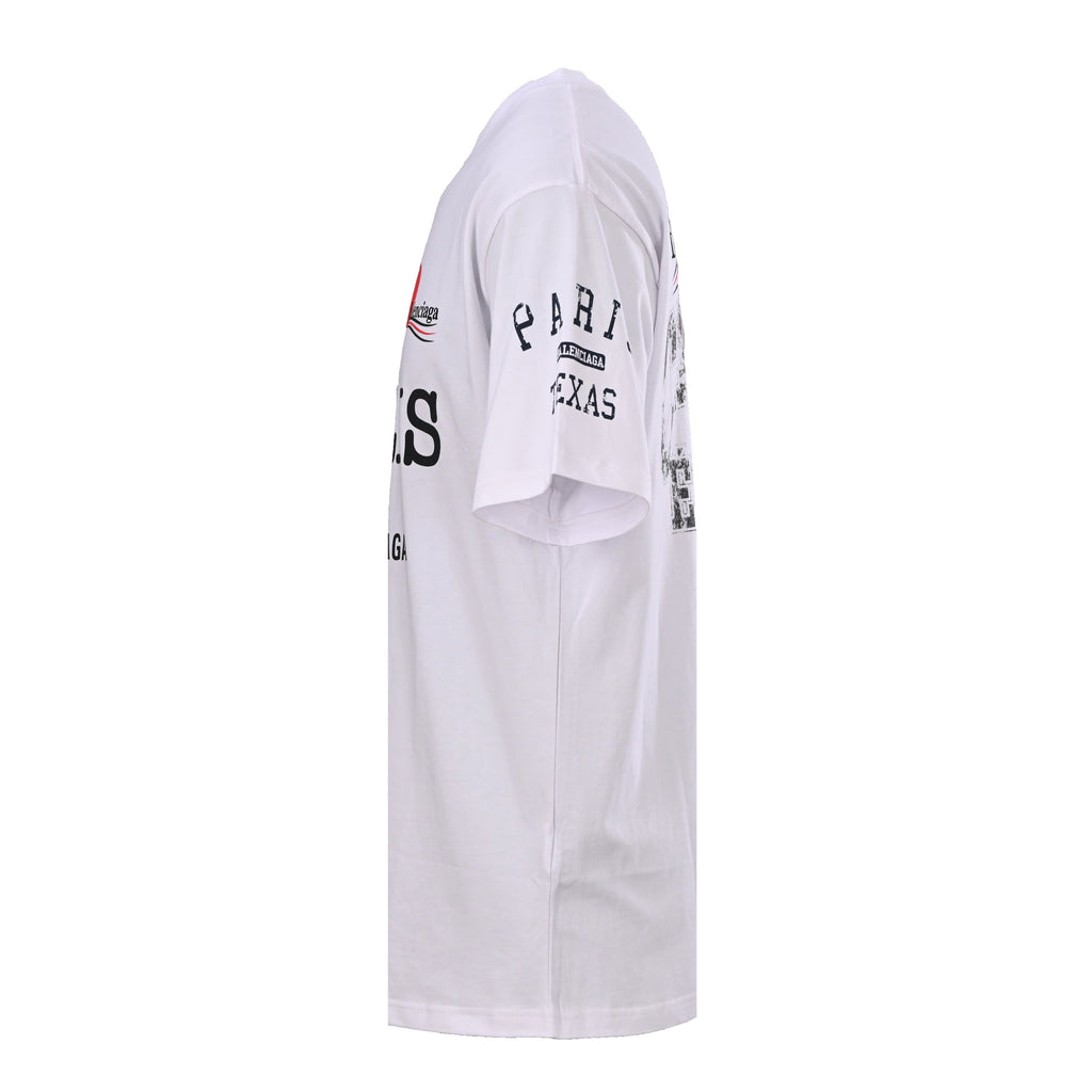 Balenciaga Logo Cotton Jersey T-Shirt
