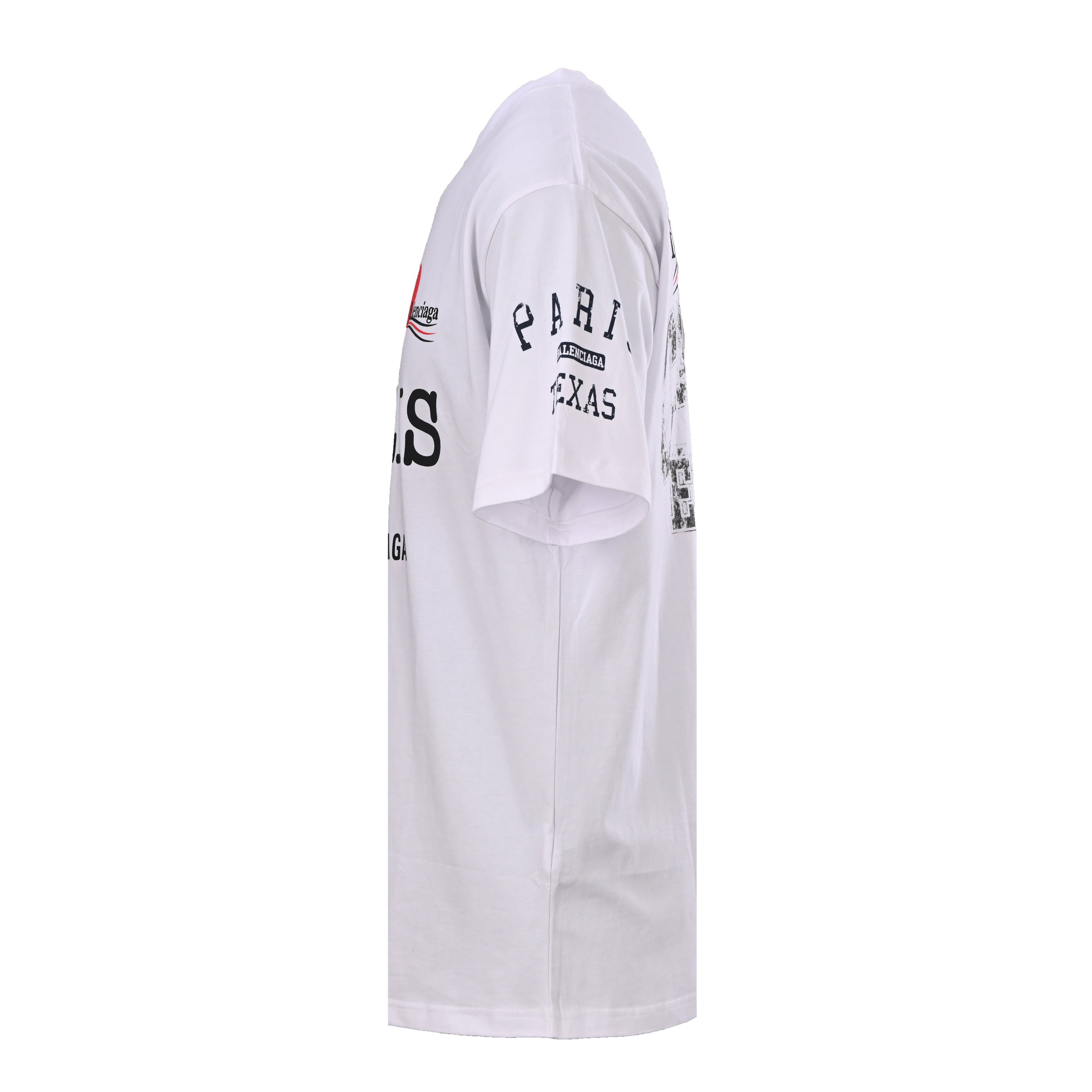 Balenciaga Logo Cotton Jersey T-Shirt