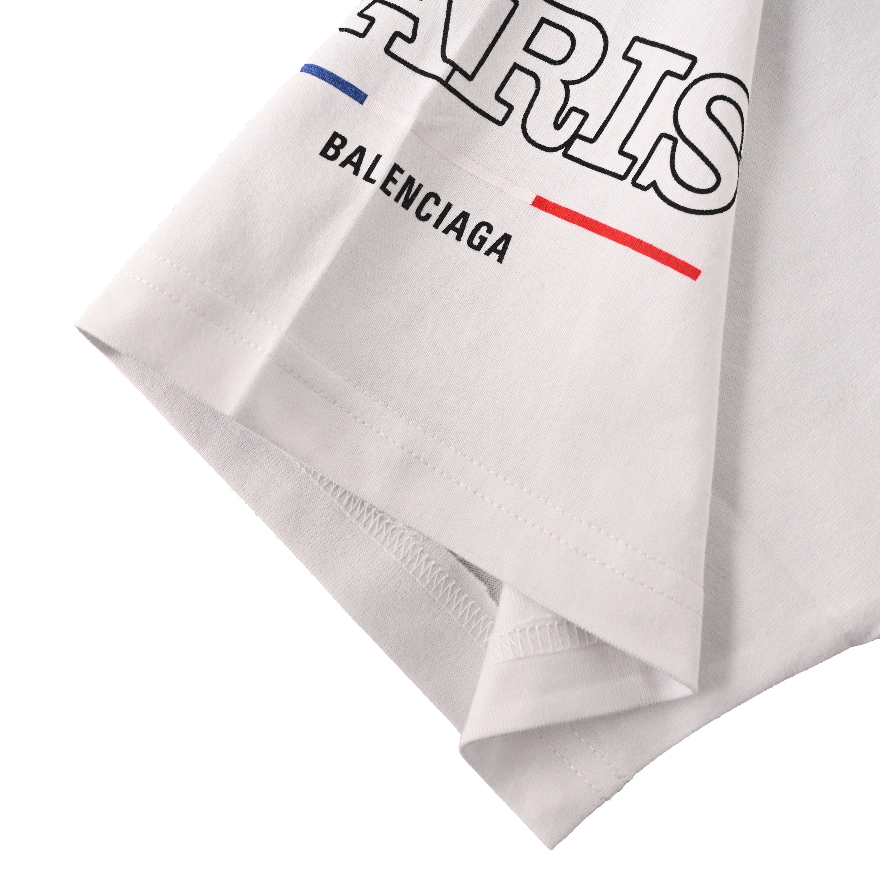 Balenciaga Logo Cotton Jersey T-Shirt