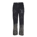 Louis Vuitton Logo-Print Slim-Fit Denim Jeans