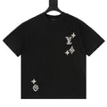 Louis Vuitton SS26 Monogram Print Dual-Placement LV Logo Embroidered T-Shirt