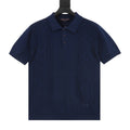 Louis Vuitton 26SS Openwork Monogram Jacquard Knit Polo Shirt
