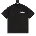 Louis Vuitton SS26 Blue & White Graffiti Logo Front & Back Print T-Shirt