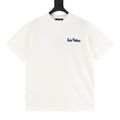 Louis Vuitton SS26 Blue & White Graffiti Logo Front & Back Print T-Shirt