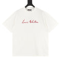 Louis Vuitton SS26 Multi-Layer LV Lettering Pink T-Shirt
