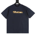 Louis Vuitton SS26 Gold Sequin Handwritten Lettering Embroidered T-Shirt
